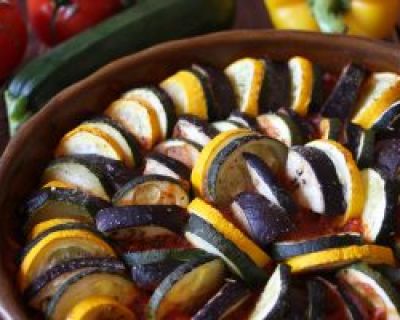 Rezept: vegane Ratatouille aus dem Ofen