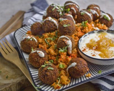 Würzige Kichererbsen-Bällchen – Frittiertes Glück!