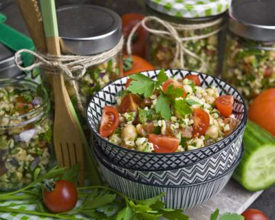 Würziges Taboulé mit Kichererbsen