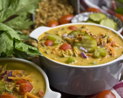 Vegane Cheeseburger-Suppe [Frankenfoods]