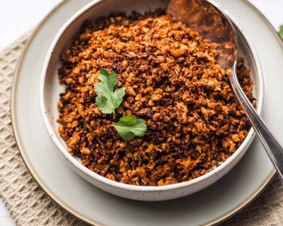 Veganes Tex Mex Blumenkohl-Walnuss-Hack