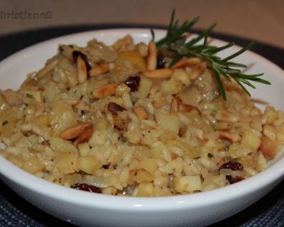 Pastinaken-Apfel-Risotto