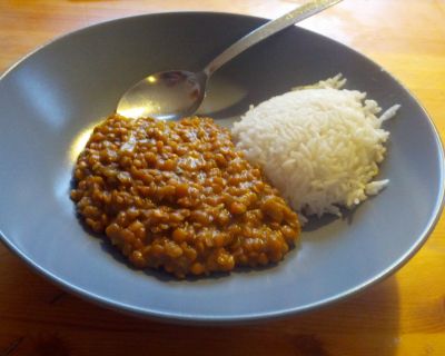 Kokos-Linsen-Dal