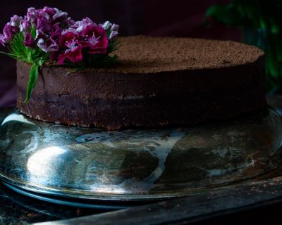 Schokoladentraum in Form einer wunderbaren Truffes-Torte - ganz ohne Backen und super einfach