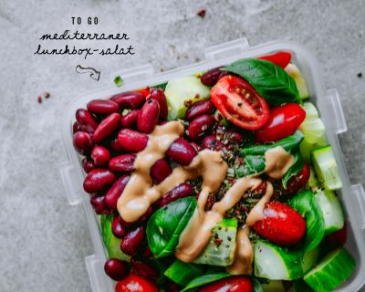 Mediterraner Lunchbox-Salat to go