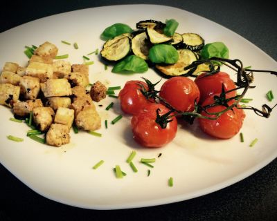 Gegrillter Tofu & Gemüse