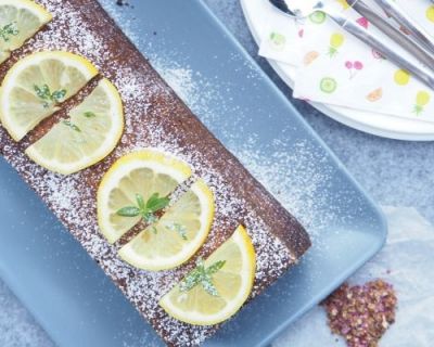Heiße Liebe Kuchen – Zitronen Kuchen mit Himbeeren