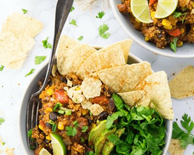 Taco Bowl mit Quinoa