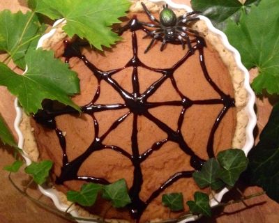 Spider-Kürbisquiche zur Halloweenparty