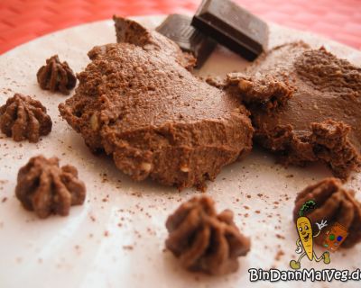 Französische Mousse au Chocolat