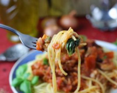 Spaghetti al Tonno – veganisiert mit Jackfruit
