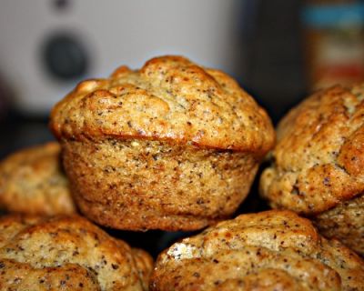 Zitronen-Mohn-Muffins