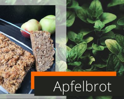 Apfelbrot ohne Zucker – vegan