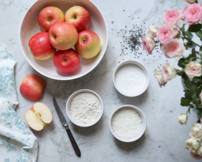 Fruchtige, fettfreie Apfel-Fritters