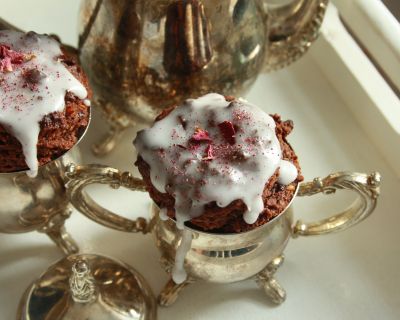 Rezept// Mini Muffins mit Blüten Staub [vegan]