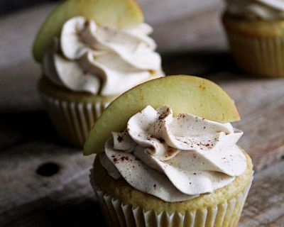 Süße Apfel-Zimt-Cupcakes