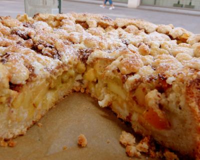 Apfel-Rhabarber-Kuchen