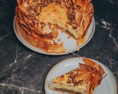 Veganer Baklava Cheesecake