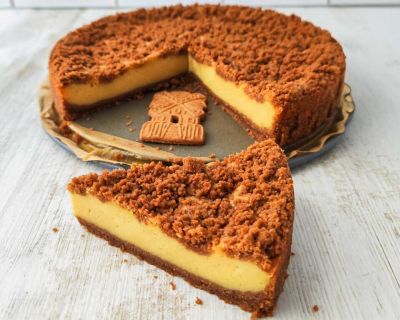 Veganer Spekulatius Käsekuchen