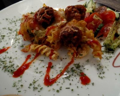 Falafel Nudelauflauf