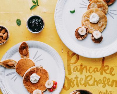 Pancake-Osterhasen – ein kreatives & leckeres Frühstück für den Osterbrunch