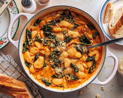 Marry Me Beans – cremige weiße Bohnen in Tomaten-Sahnesauce