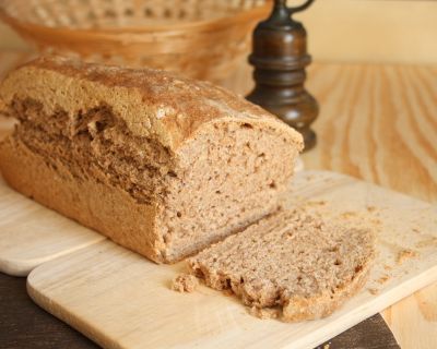 Rezept// Einfaches Dinkelbrot ohne Hefe [vegan]