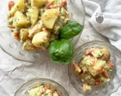 Kartoffelsalat ohne Mayo und Öl (Vegan)