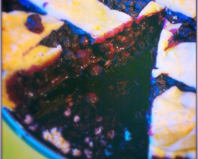 Veganer Blueberry Pie