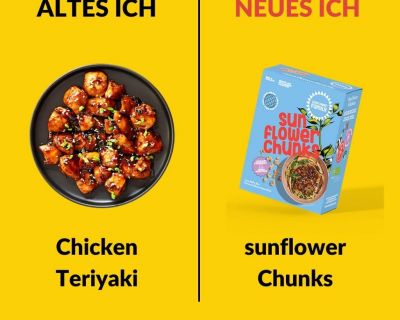 No Chicken Teriyaki mit sunflowerCHUNKS ￼