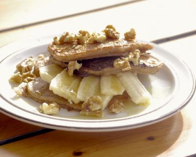 Bananen-Vollkorn Power-Pancakes