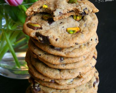 Perfect Chocolate Chip (Pistachio) Cookies