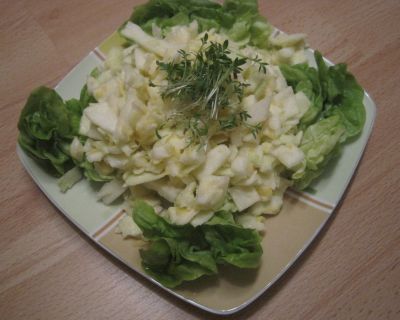 Weißkohl-Orangen-Kokos-Salat