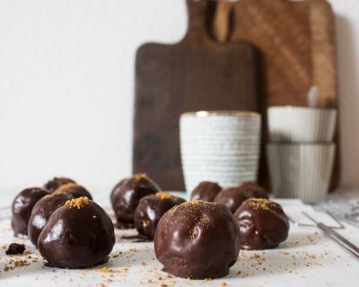 {Rezept} Chocolate & PB Protein Balls