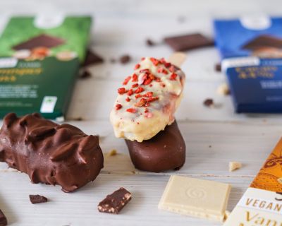 3 Rezepte für Veganes Eis am Stiel mit Schokolade (alias Magnum)