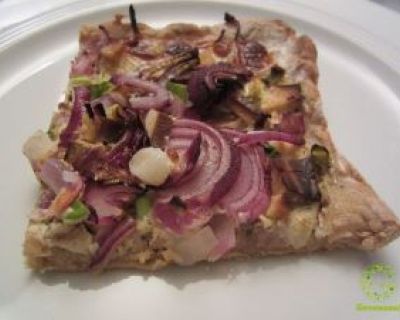 Rezept: Flammkuchen – einmal salzig, einmal süß