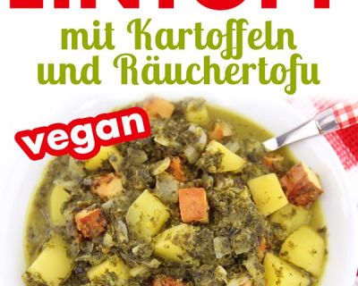 Veganer Grünkohleintopf mit Räuchertofu