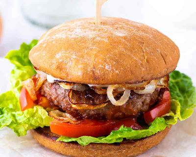 Ganz einfacher veganer Burger
