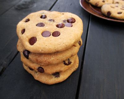 Vanille Schoko Cookies (Vegan, Glutenfrei, Ohne Kristallzucker)