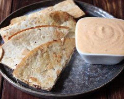 Rezept: vegane Quesadillas mit Bohnenfüllung