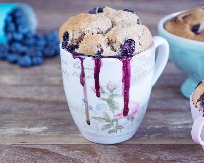 Heidelbeer-Anis-Tassenkuchen