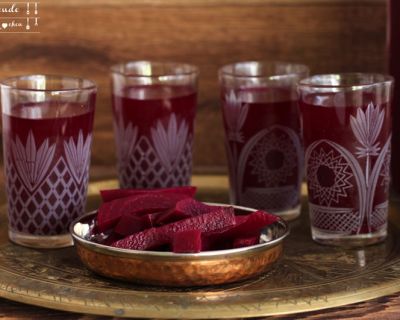 Kanji – indischer fermentierter Roter Rüben – Roter Bete – Drink