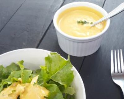 Ingwer Karotten Salat Dressing (Vegan, Glutenfrei, Ohne Öl)