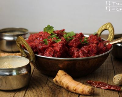 Rote Rüben Korma – Indisches Rote Bete Curry