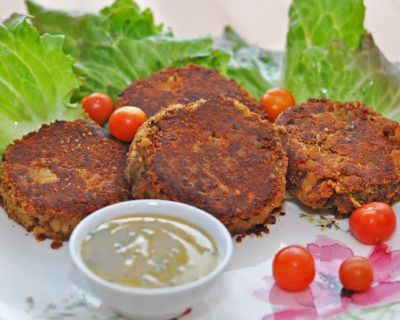 Curry-Bohnen-Laibchen