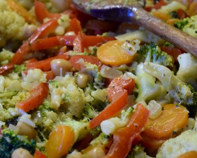 Gemüse Curry mit Kichererbsen