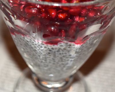 Chia-Granatapfel-Pudding