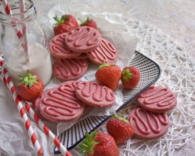 Erdbeer-Mandel-Kekse – Der Frühling ist endlich da!