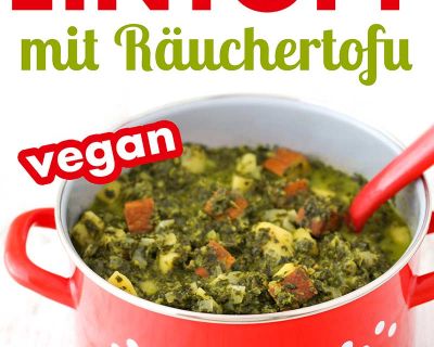 Veganer Grünkohleintopf mit Räuchertofu