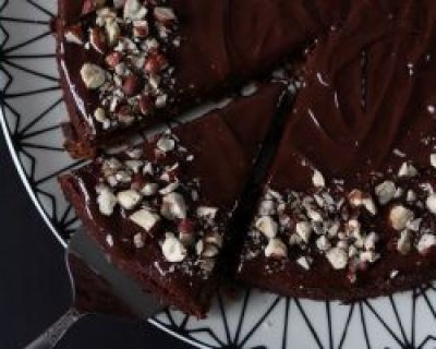 Rezept: veganer Nougatkuchen